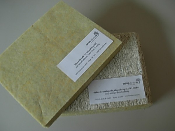 KELLERDECKENDÄMMPLATTE MineralwolleWLG035 mit Naturvlies 1-seiti