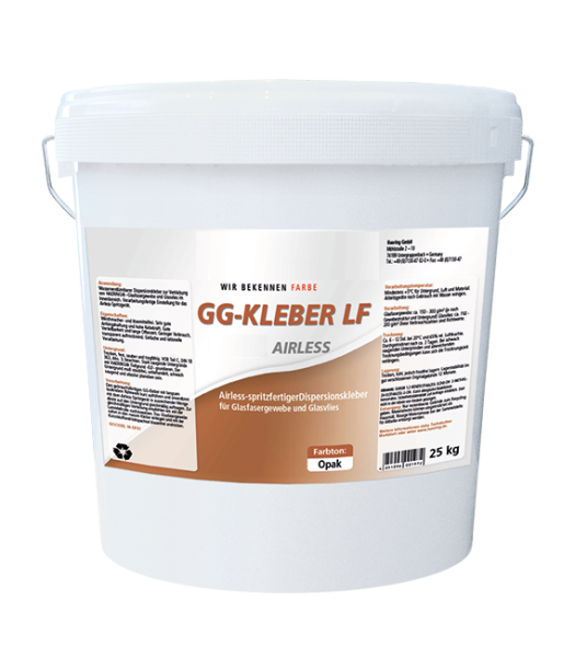 Glasfaservlies und Glasfasergewebe GG Kleber -airless- á 25 kg