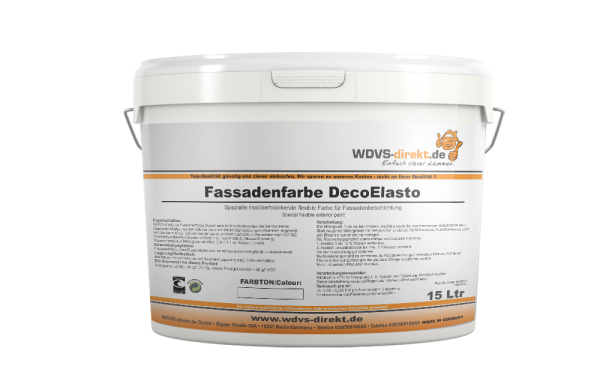 Fassadenfarbe DecoElasto á 15 ltr.