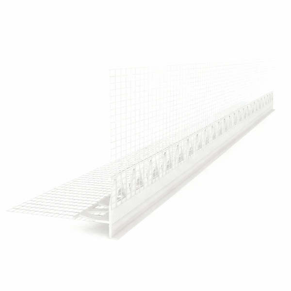 Tropfkantenprofil KU mit Gew. 3-4 mm Putzstärke á 50m(25x2m)