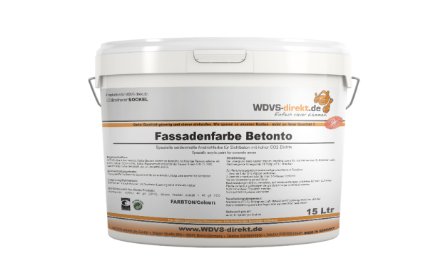 Fassadenfarbe Betonto á 15 ltr.